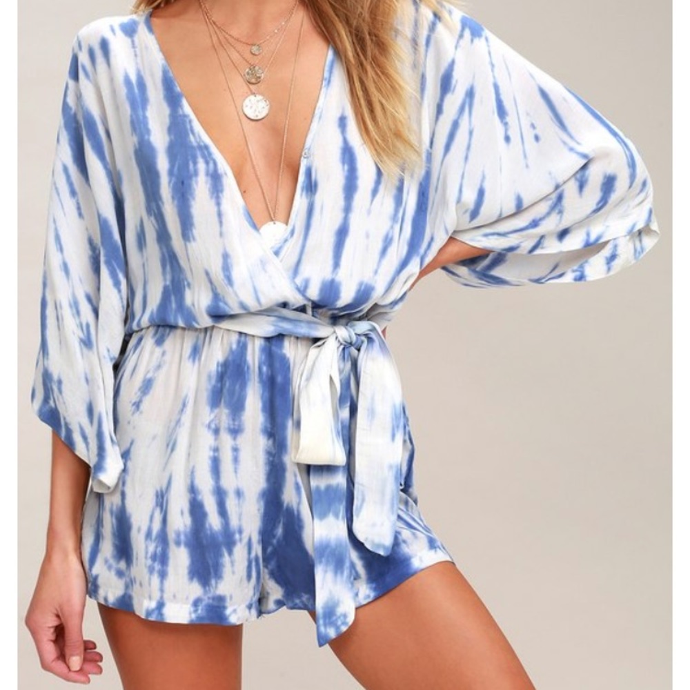 Lulu’s Tie Dye Romper XS